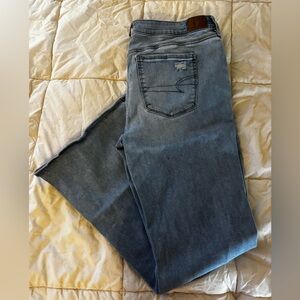 American Eagle Outfitters Light Blue Straight Jeans
